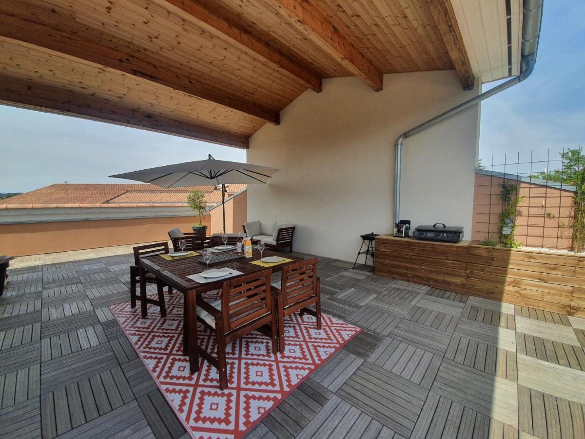 Terrasse 130M2 Panoramique Avec Climatisation Piscine - 3 Chambres Gréoux-les-Bains Exteriér fotografie